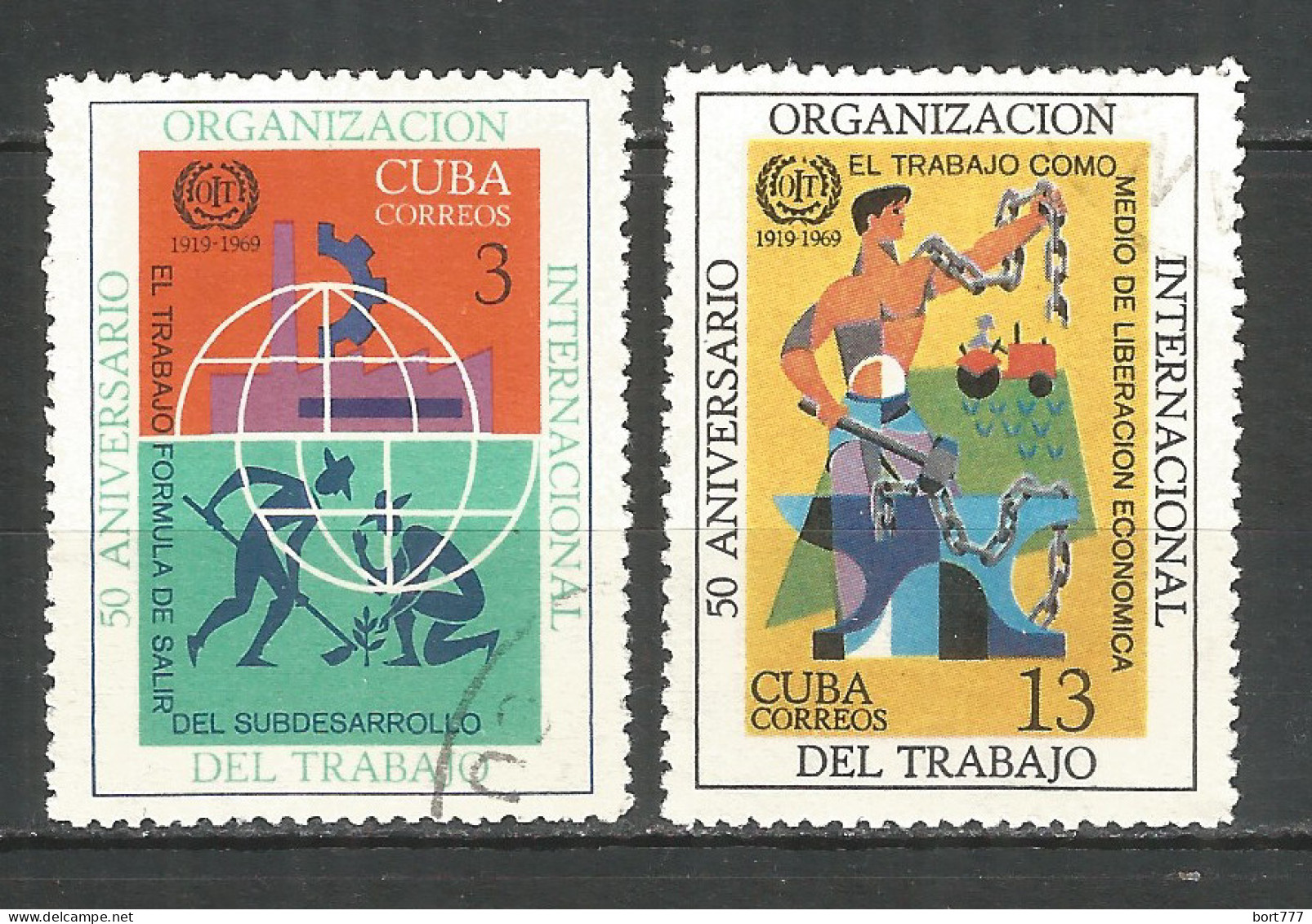 Caribbean 1969 Year , Used Stamps Set Mi# 1471-72 - Usados