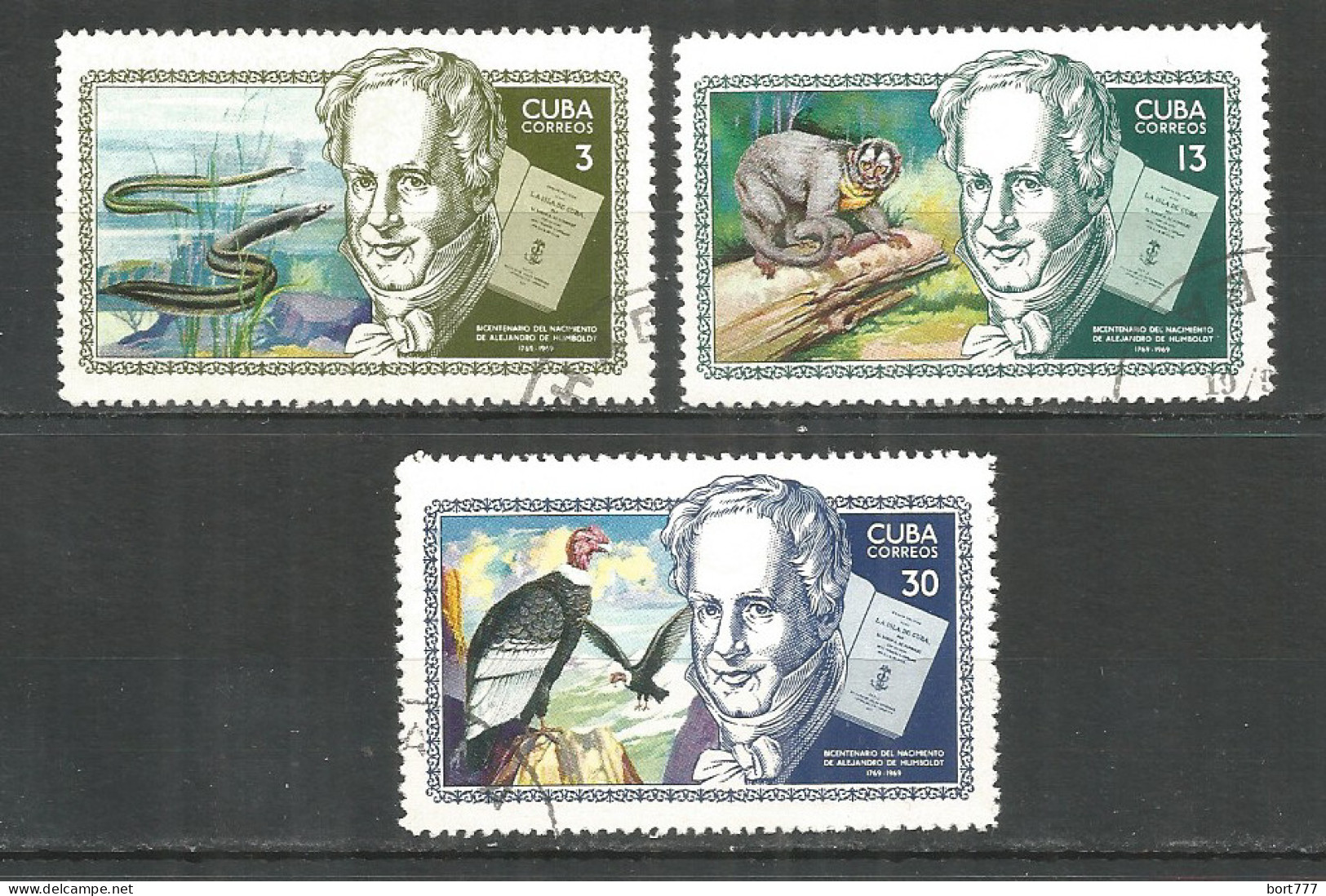 Caribbean 1969 Year , Used Stamps Set Mi# ​​​​​1502-04 - Usados