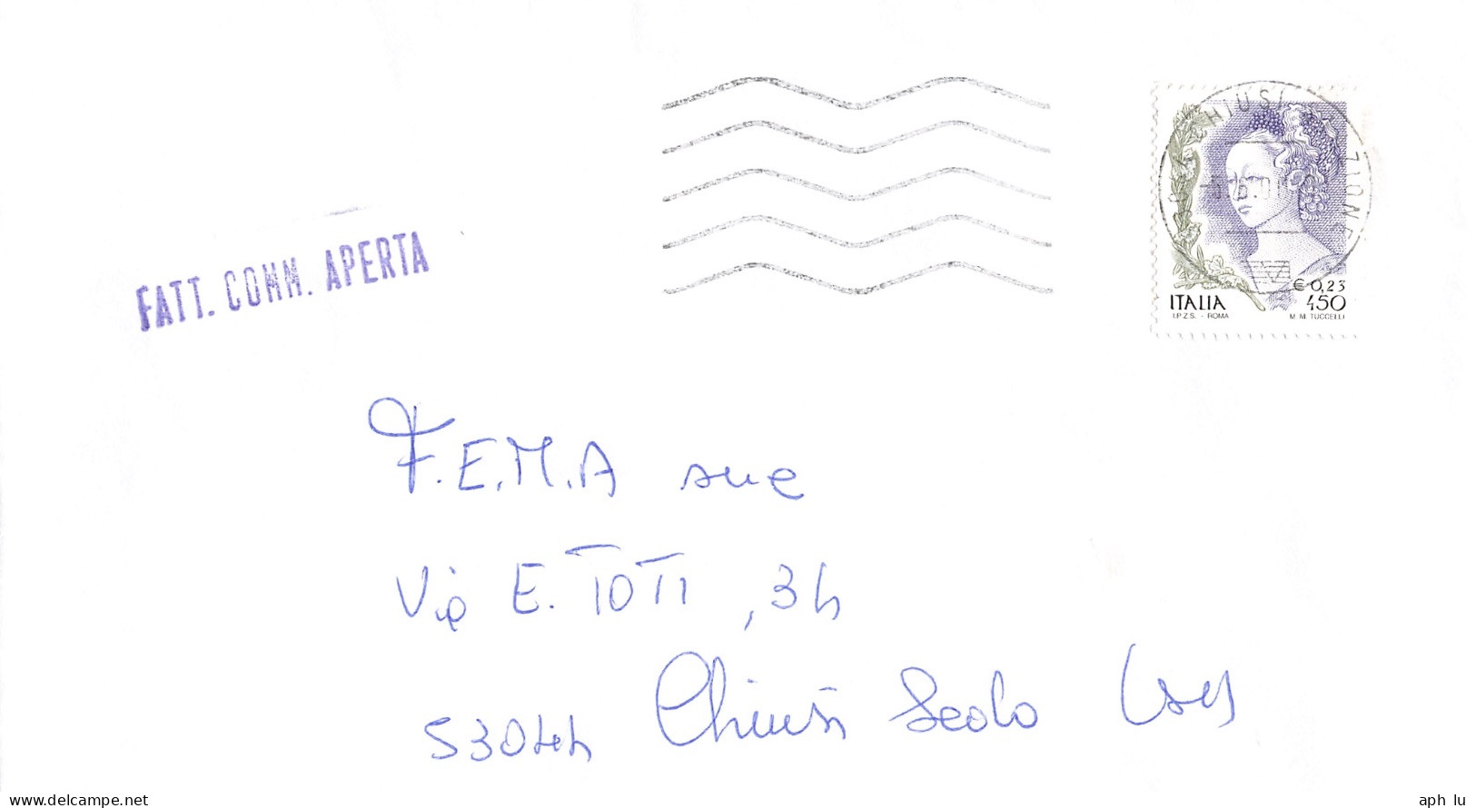 Beleg (AD3395) - 2001-10: Storia Postale
