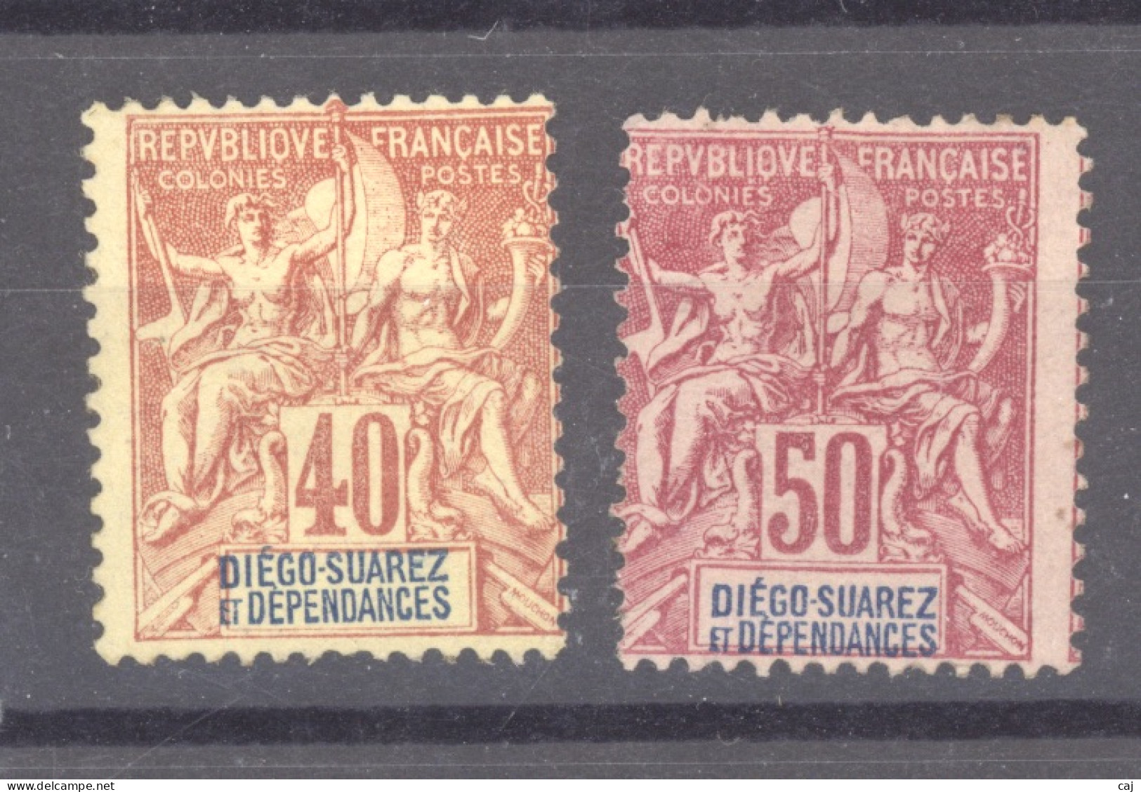 Diégo Suarez :  Yv   34-35  *  GNO - Unused Stamps