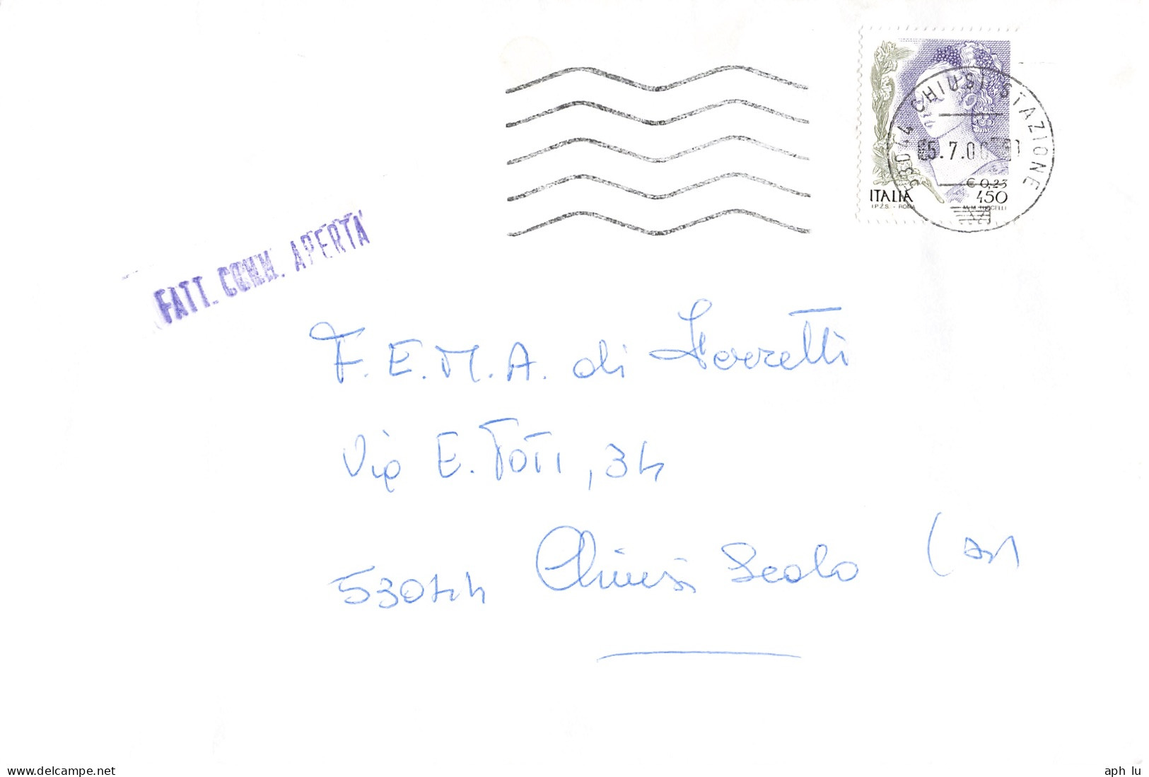 Beleg (AD3397) - 2001-10: Storia Postale