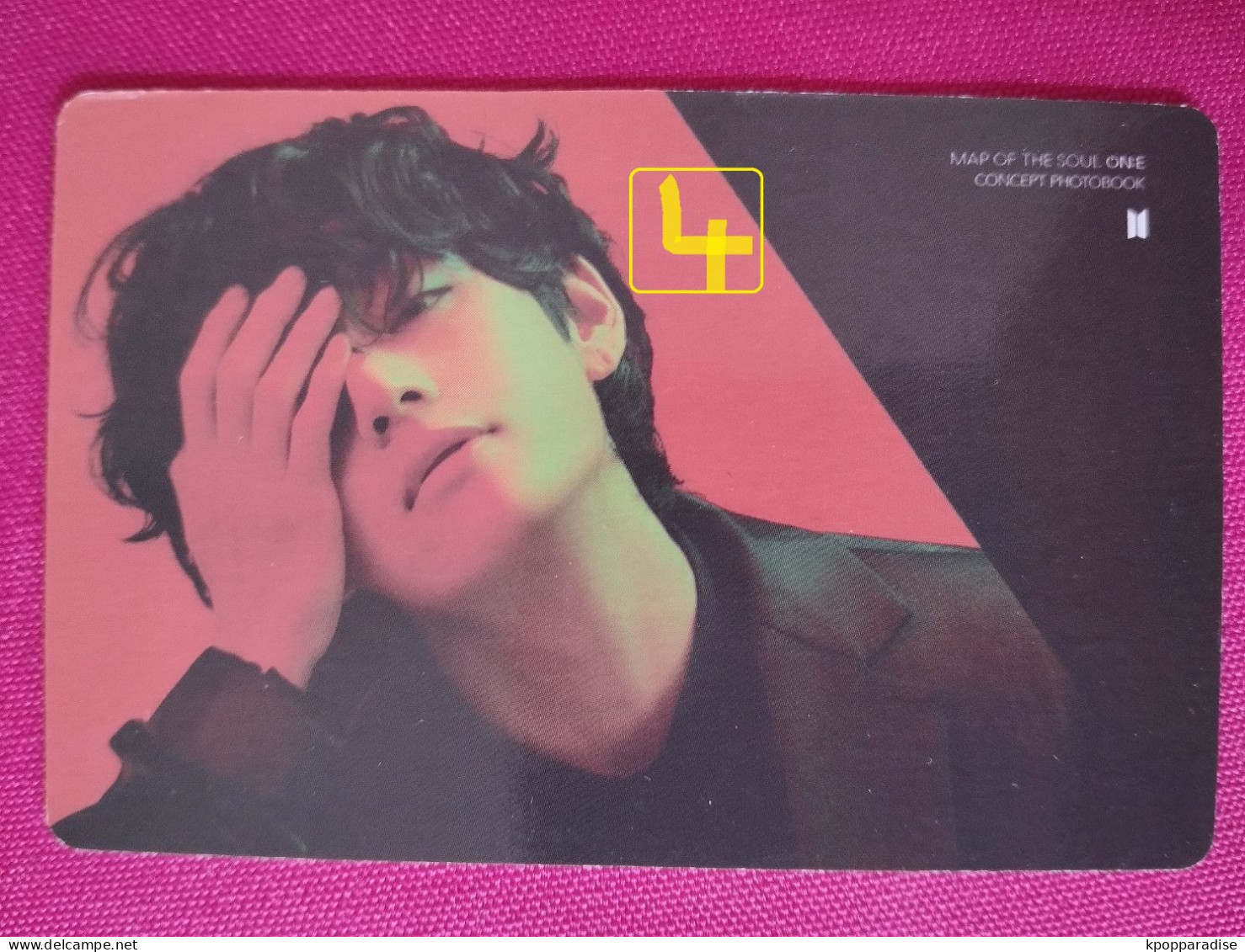 Photocard K POP Au Choix BTS Map Of The Soul One V Taehyung - Objets Dérivés