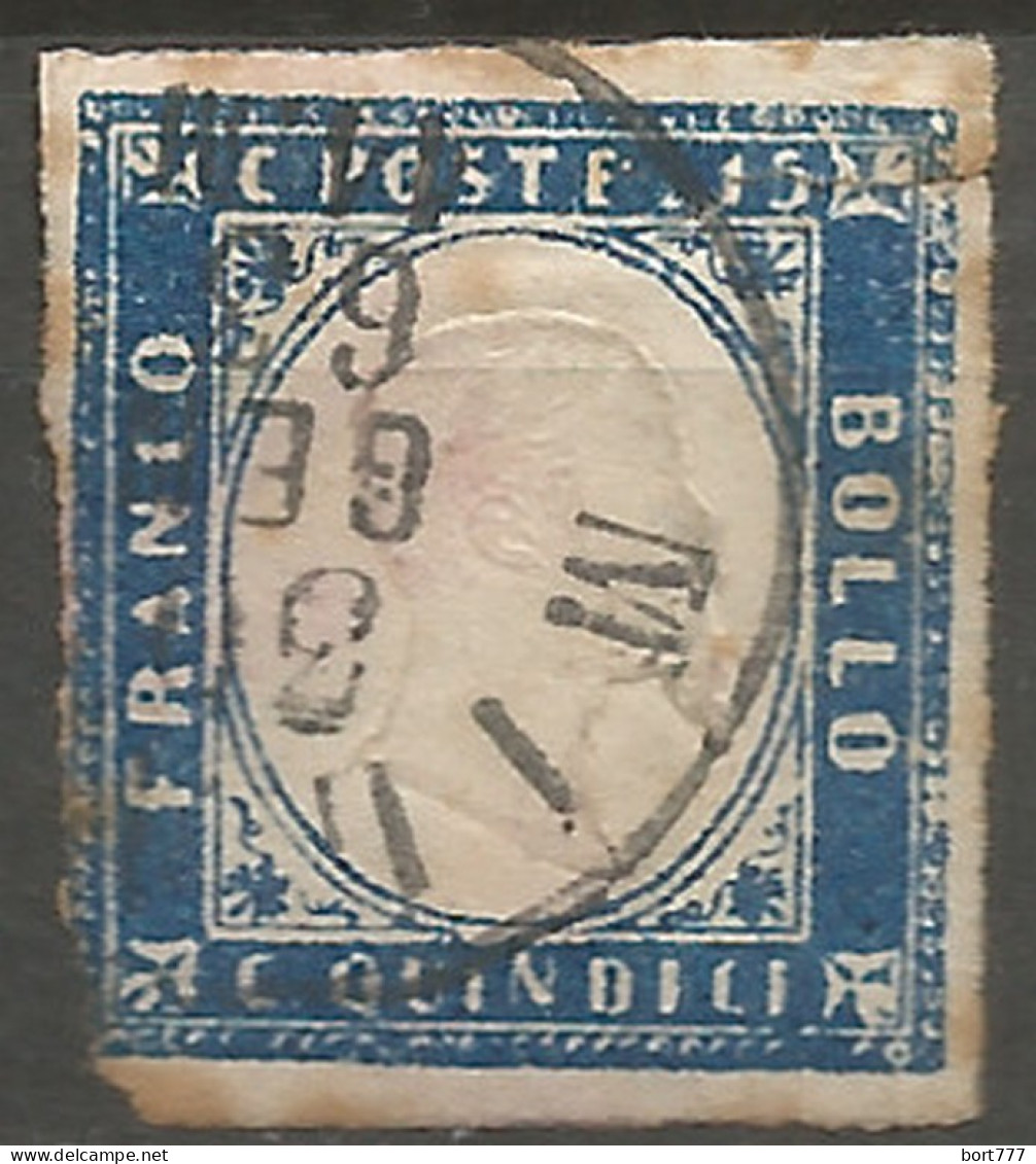 Italy 1863 Year, Used Stamp Michel # 14 - Gebraucht
