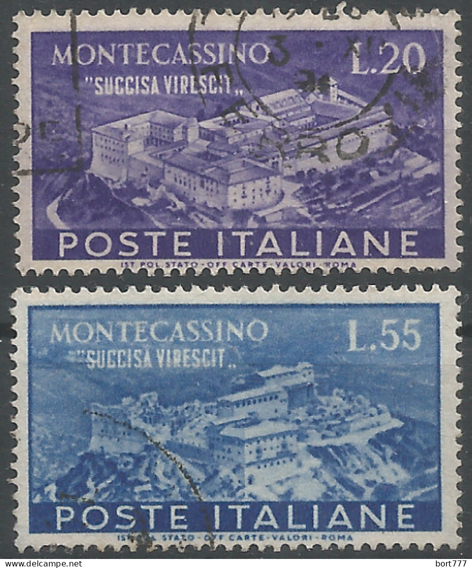 Italy 1951 Year, Used Stamps , Michel # 837-38 - 1946-60: Used