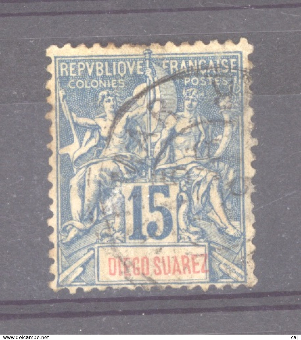 Diégo Suarez :  Yv   43  (o) - Used Stamps