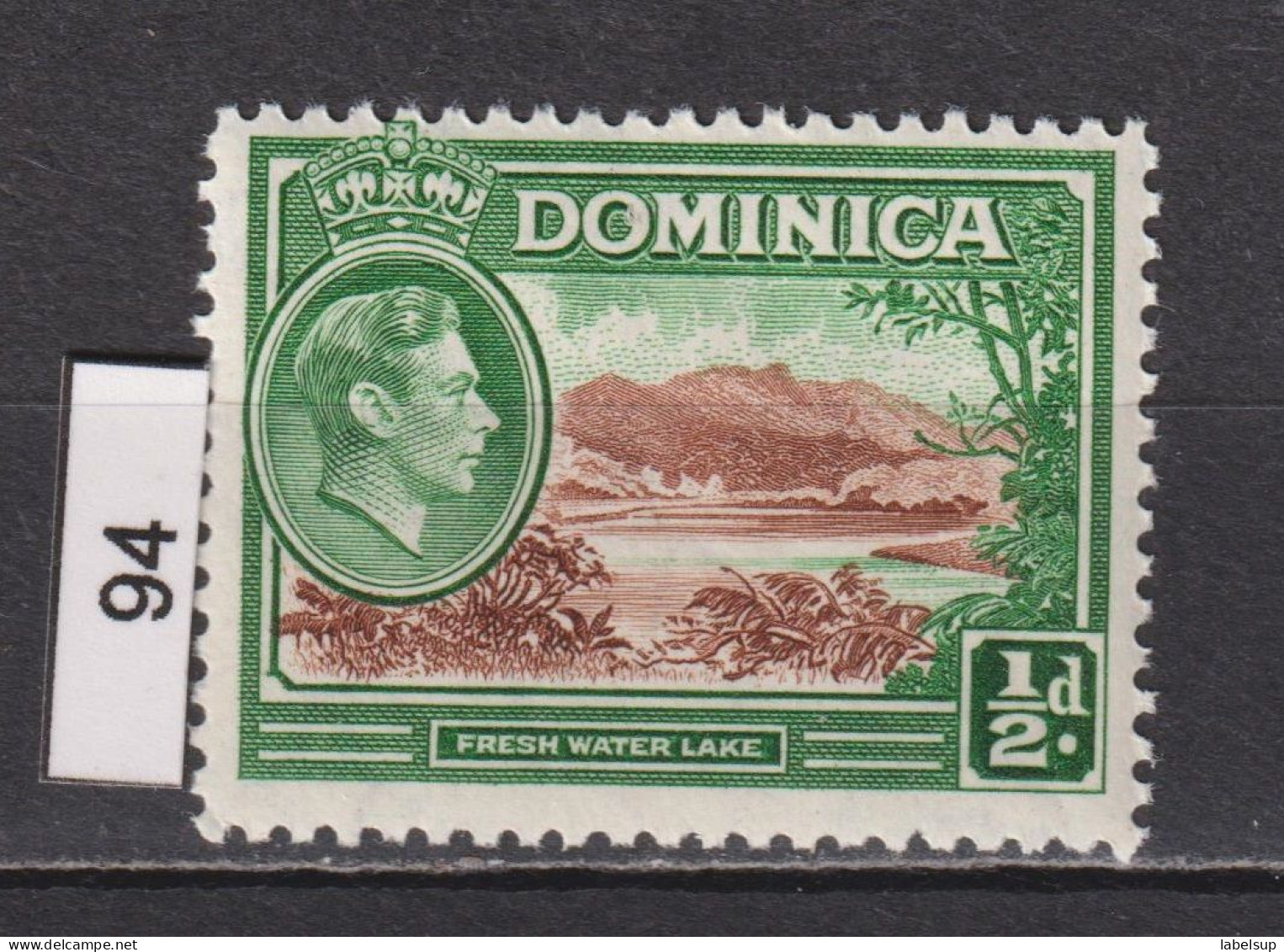 Timbre Neuf** De Dominique De 1938 N° YT 92 MI 93 MNH - Dominique (...-1978)