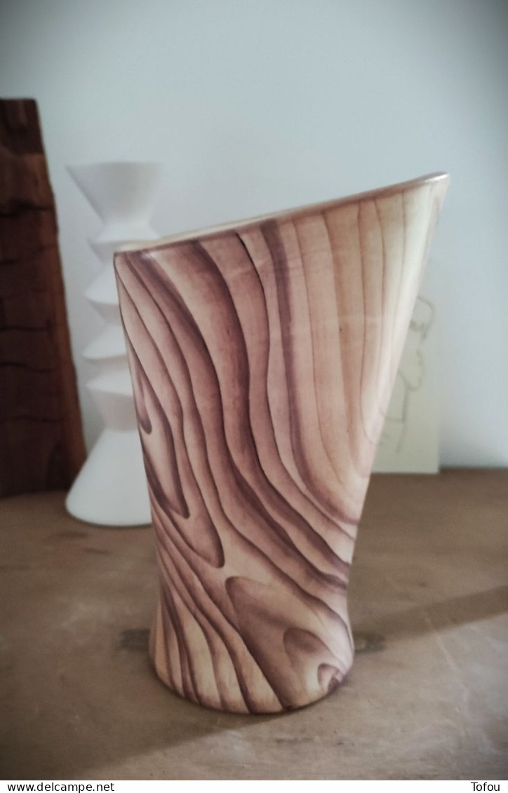 Petit Vase  "écorce D'arbre" De Grandjean De Vallauris - Vallauris (FRA)