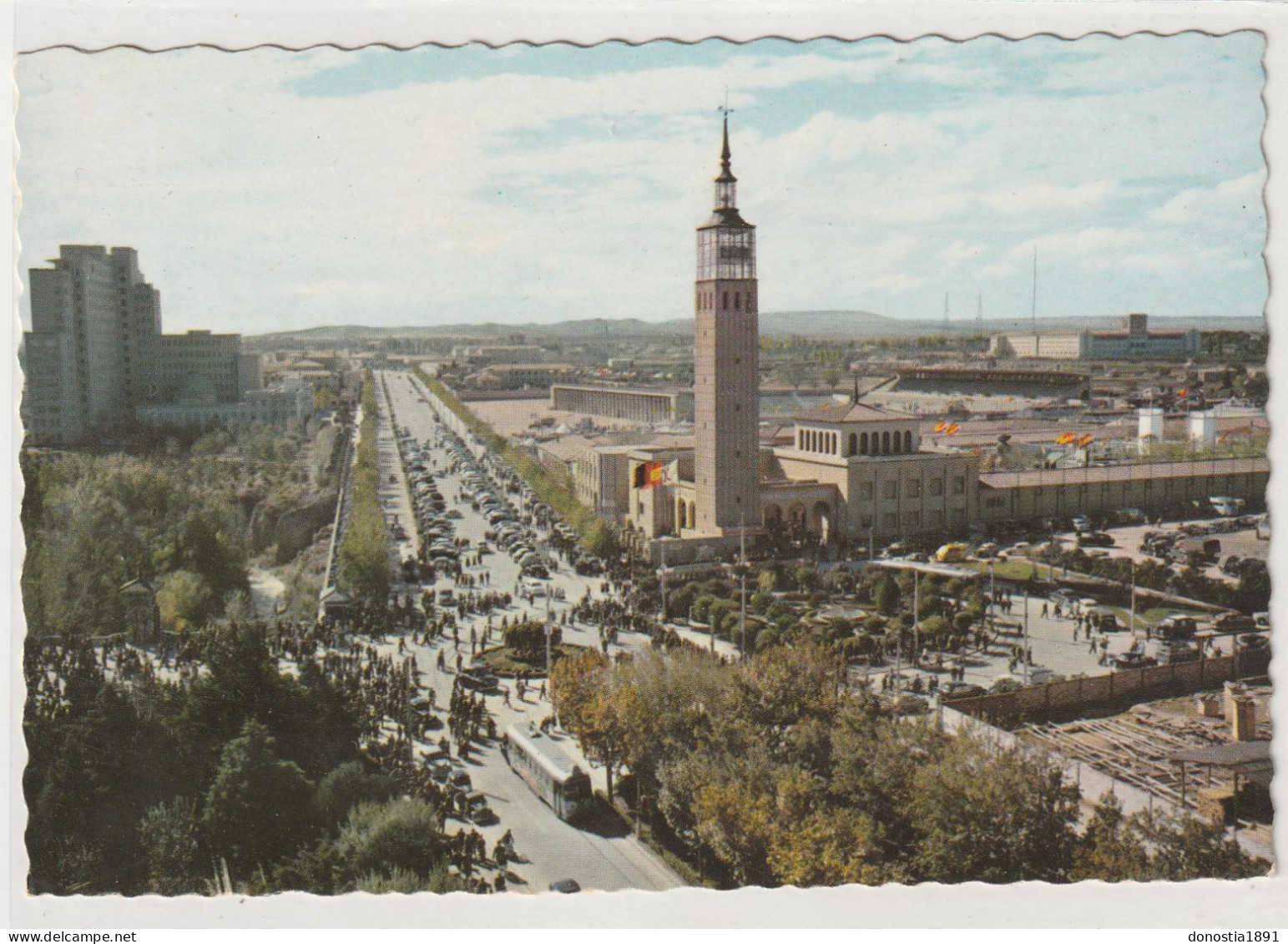 ZARAGOZA - Feria De Muestras - 105x150 Dentelée Glacée - Ed. Garcia-Garrabella N° 706 - Zaragoza