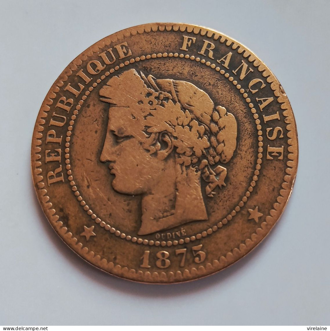 France 10 Centimes Cérès 1875 K  (B01 37) - 10 Centimes