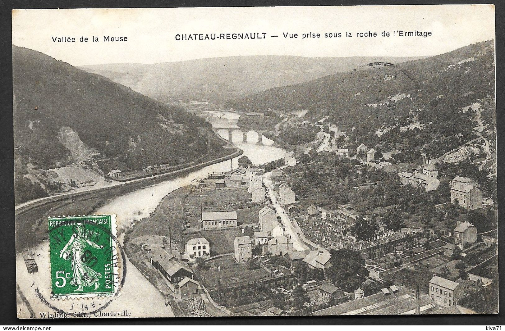 CHATEAU - REGNAULT " Roche De L'Hermitage  "  1908 - Chateau Porcien