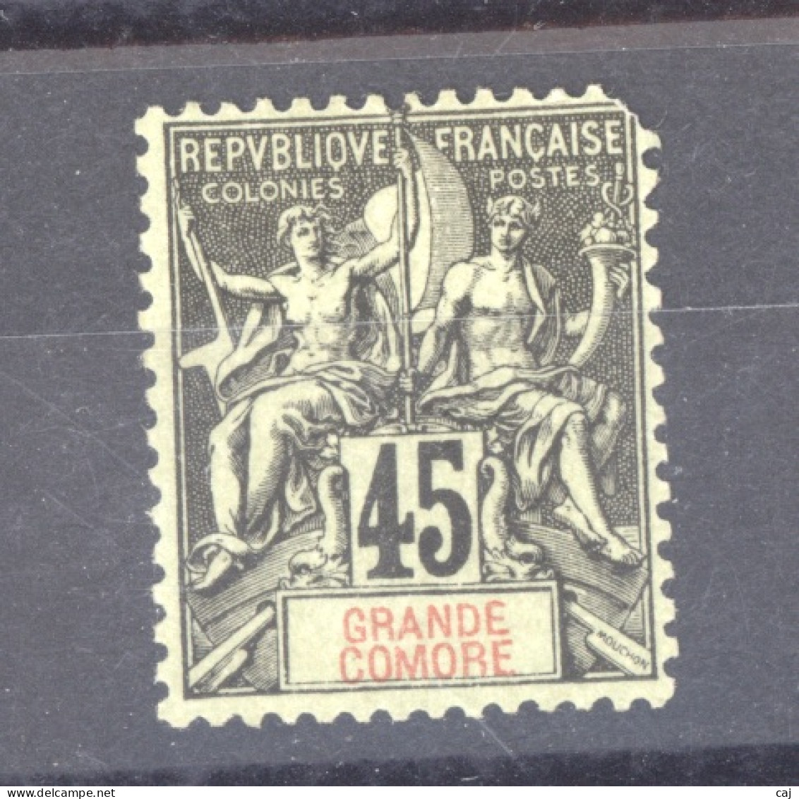 Grande Comore  :  Yv  13  (*)   Faux Fournier - Unused Stamps