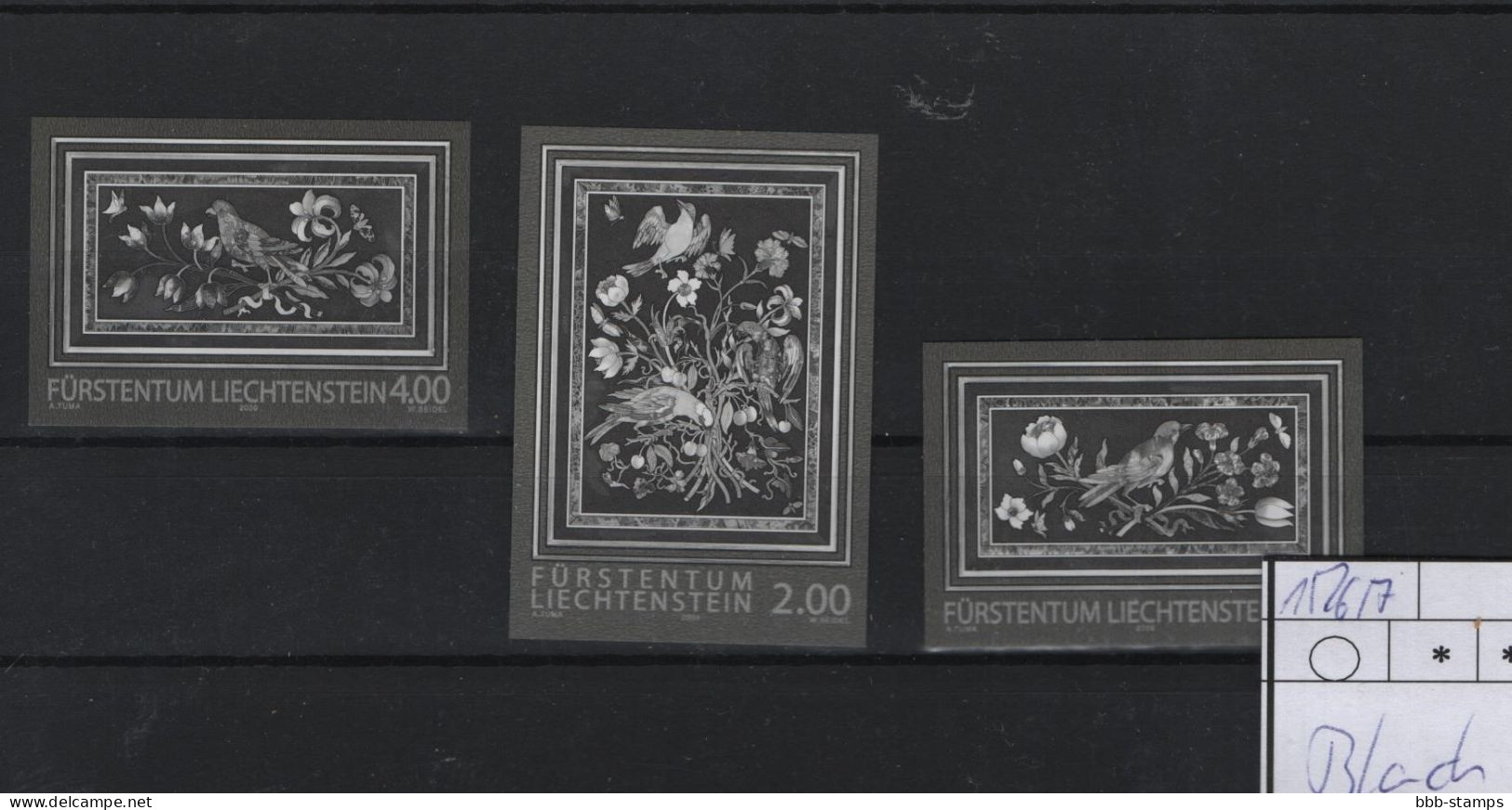 Liechtenstein Michel Cat.No. Mnh/** 1525/1527 Blackprints - Nuevos