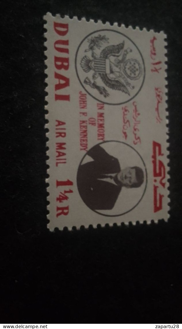 DUBAI- 1960-80-   1 1/4       RİYAL   AIR MAIL  DAMGASIZ - Dubai