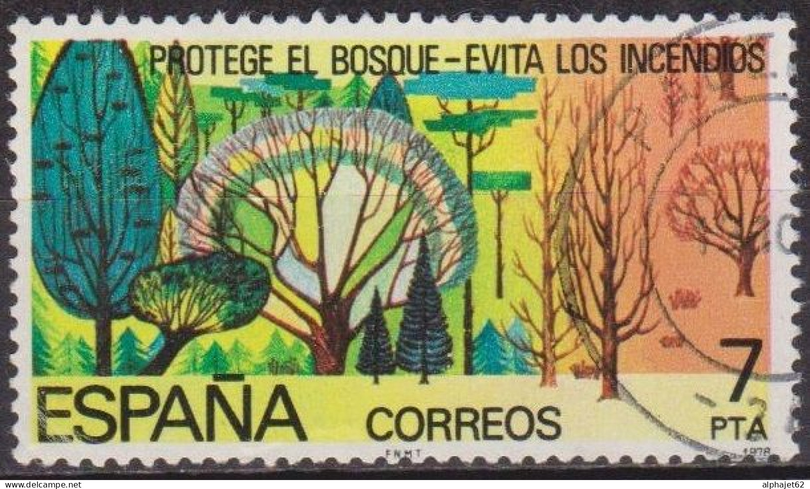 Protection De La Nature - ESPAGNE - Foret - N° 2116 - 1978 - Oblitérés