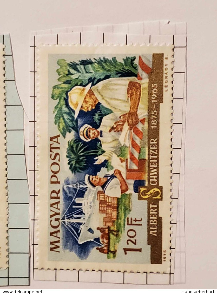 Albert Schweizer - Unused Stamps