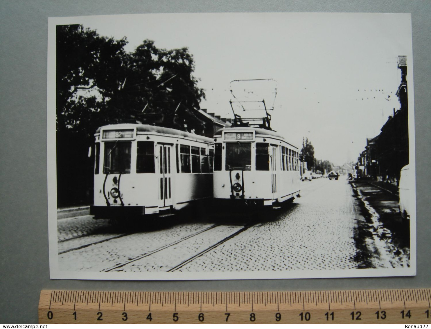 Photo - Quaregnon - Rue Jules Destrée - Tram - Tramway - Ligne 9 - Quaregnon