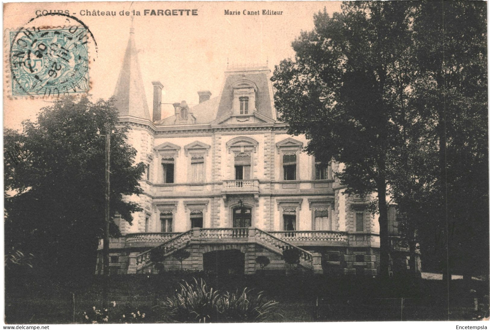 CPA Carte Postale France Cours Château De La Fargette   VM78631 - Cours-la-Ville