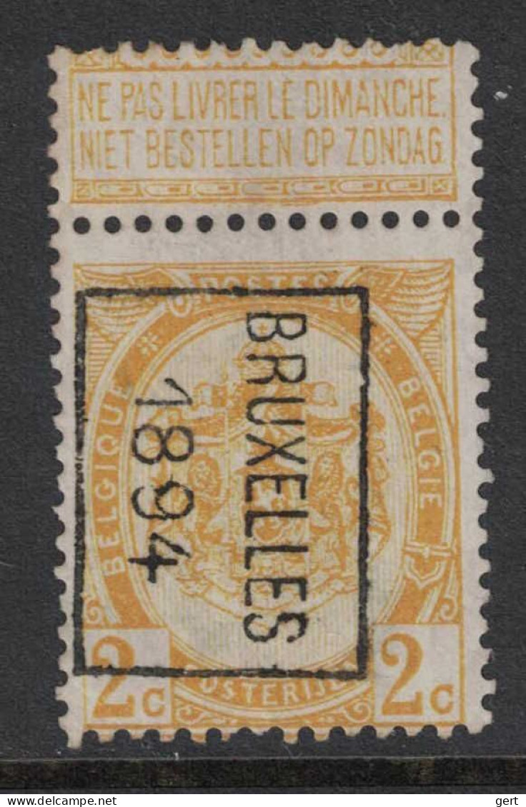 2c Preo 9B Bruxelles 1894 - Roller Precancels 1894-99