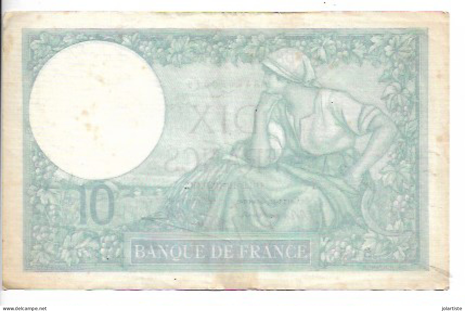 Billet France 10 Francs Minerve 5:10:1939 Papier Craquant Du Neuf N0169 - 10 F 1916-1942 ''Minerve''