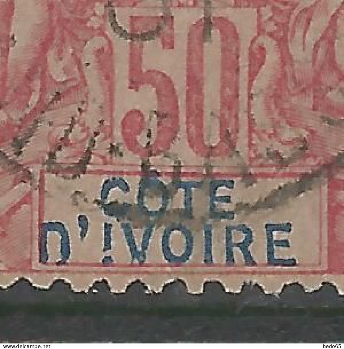 COTE D'IVOIRE N° 11 Variétée I D'IVOIRE Brisé / Used - Used Stamps