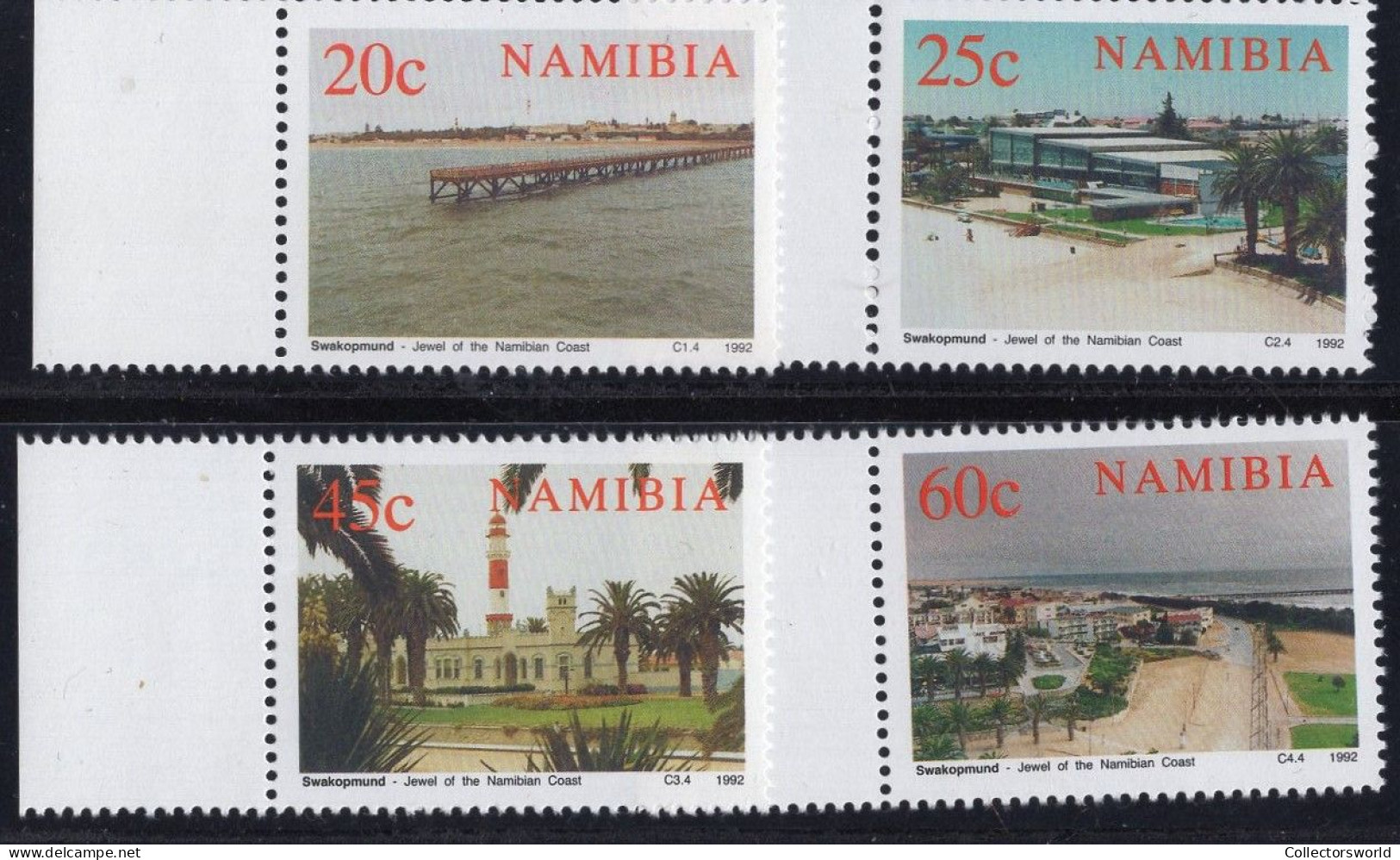 Namibia Serie 4v 1992 Swakopmund Namibian Coast MNH - Namibie (1990- ...)