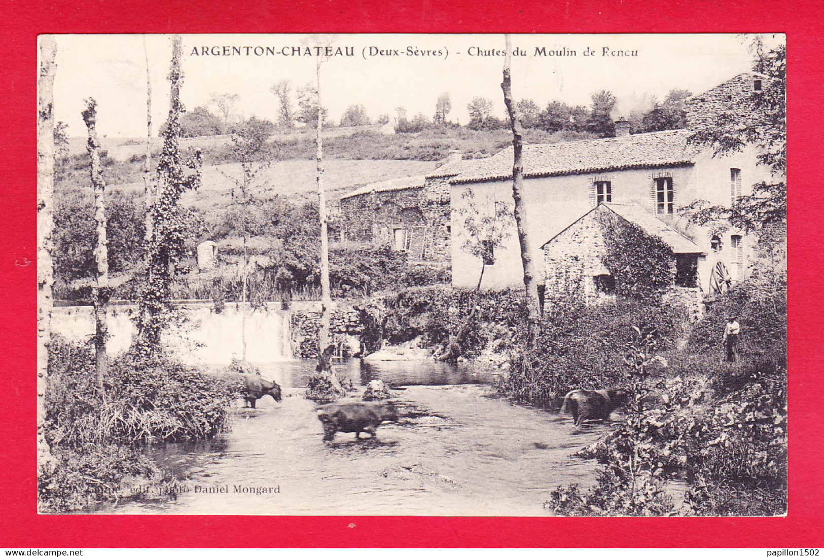 F-79-Argenton Chateau-06Ph54  Les Chûtes Du Moulin De Renou, Cpa BE - Argenton Chateau