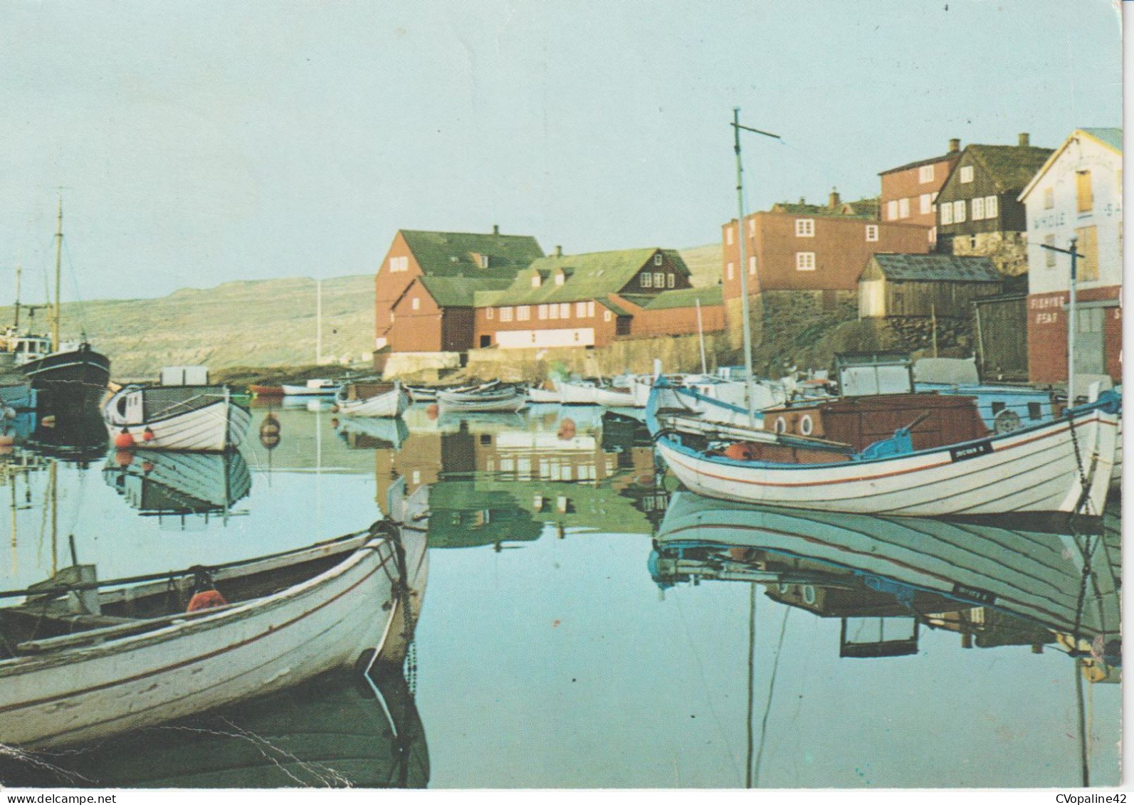 TINGANES (Faroe Islands - Iles Feroe) Daybrake Over Tinganes In 1973 - Féroé (Iles)