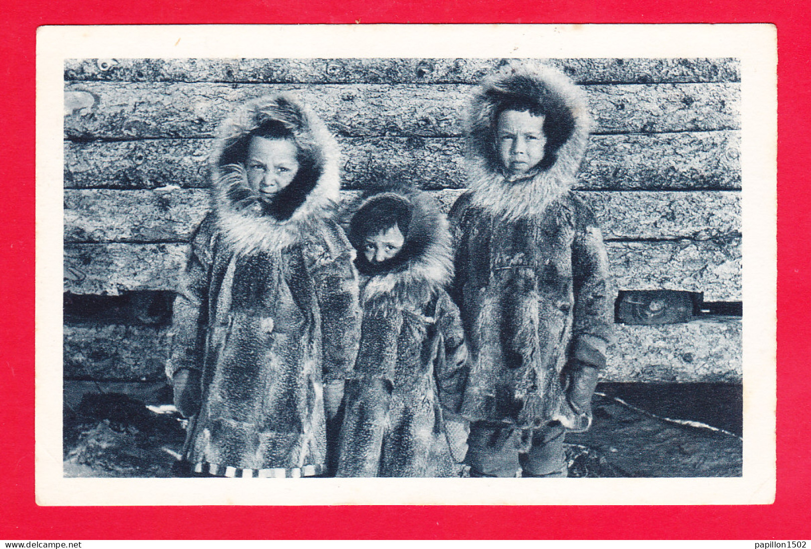 E-Etats Unis-125A76  Il était Trois Petits Enfants, Cercle Arctique, Alaska, Cpa BE - Other & Unclassified