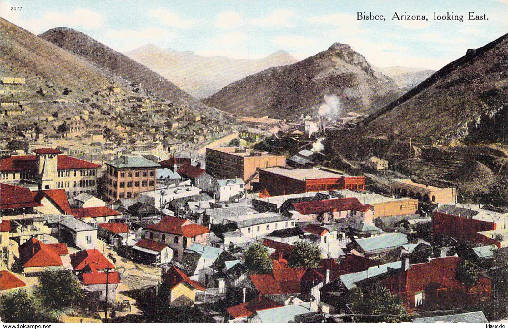 Bisbee,Arizona,looking East Gel.1910 - Autres & Non Classés