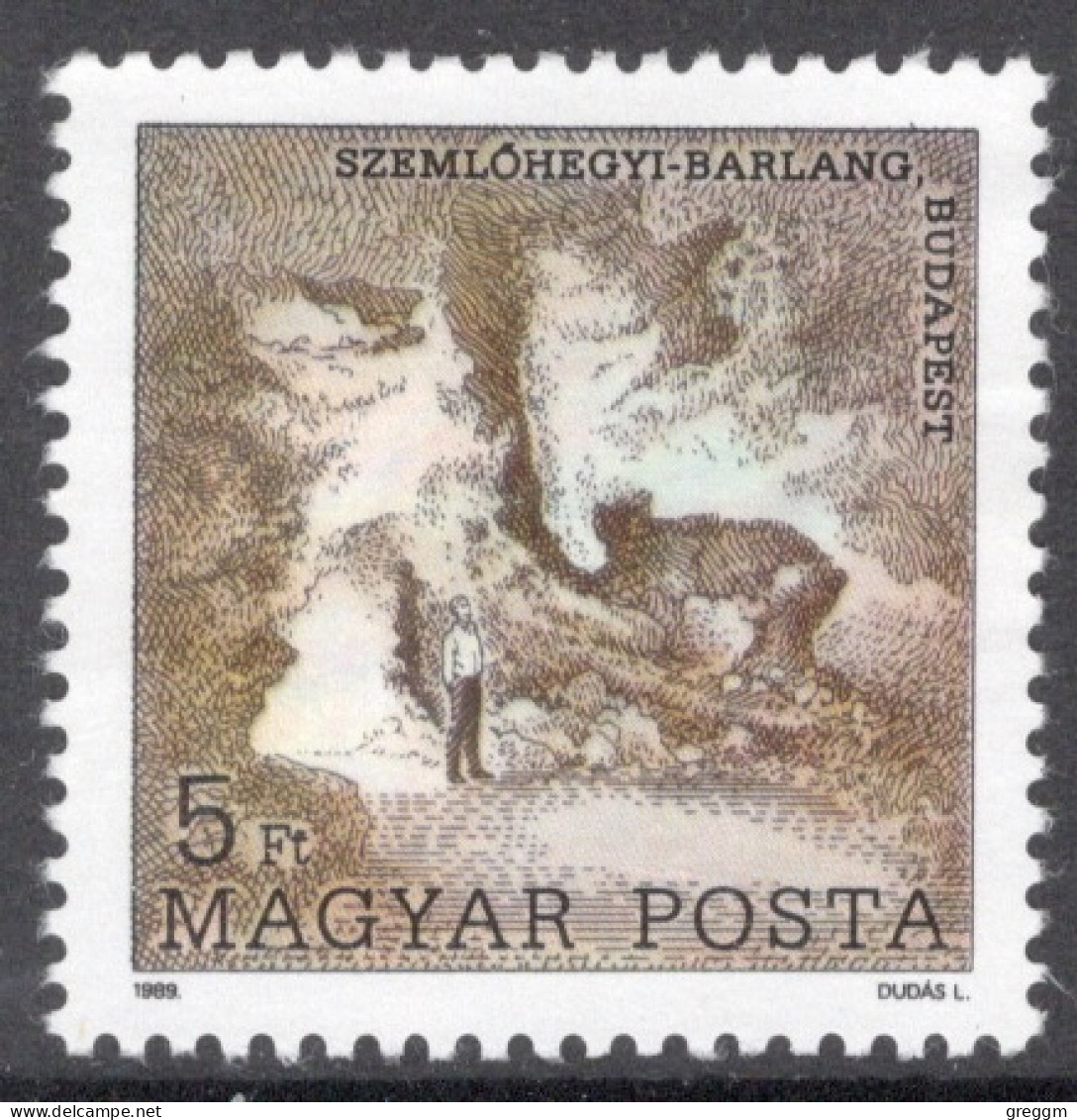 Hungary 1989 Single Stamp Celebrating World Speleology Congress In Fine Used - Gebraucht