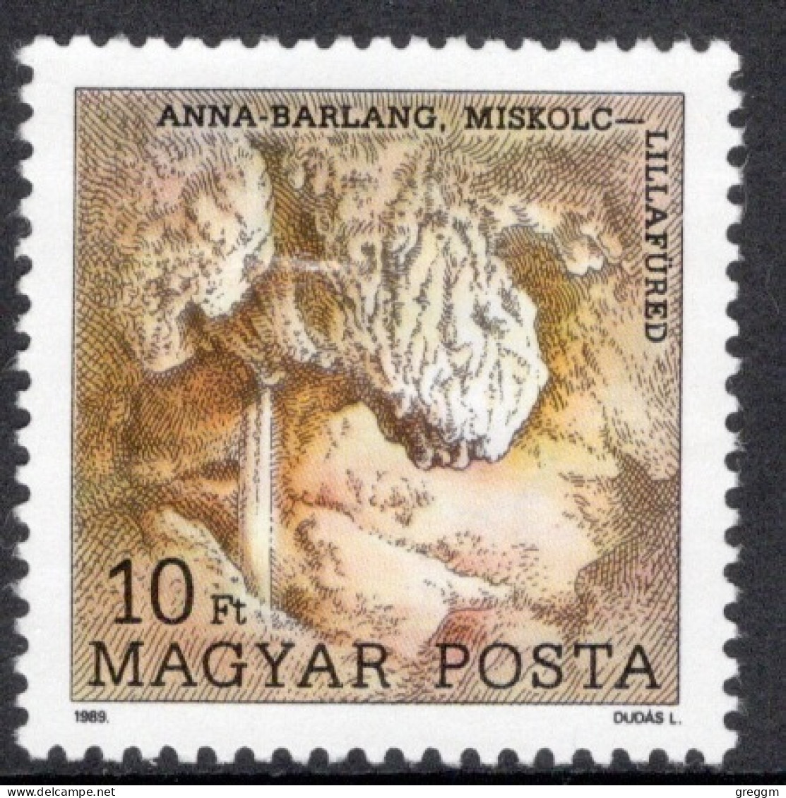 Hungary 1989 Single Stamp Celebrating World Speleology Congress In Fine Used - Used Stamps