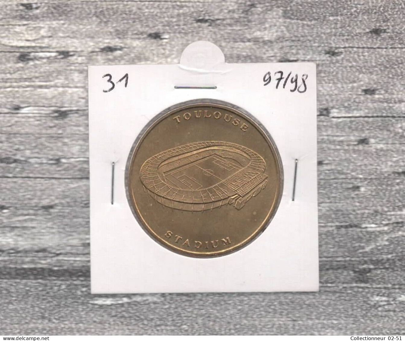 Monnaie De Paris : Toulouse Stadium - 1998 - Non Datati