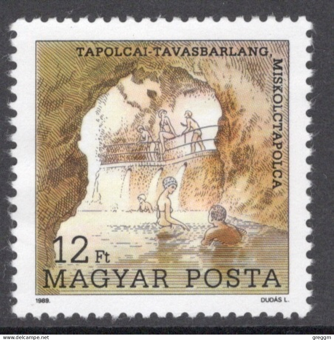 Hungary 1989 Single Stamp Celebrating World Speleology Congress In Fine Used - Usado