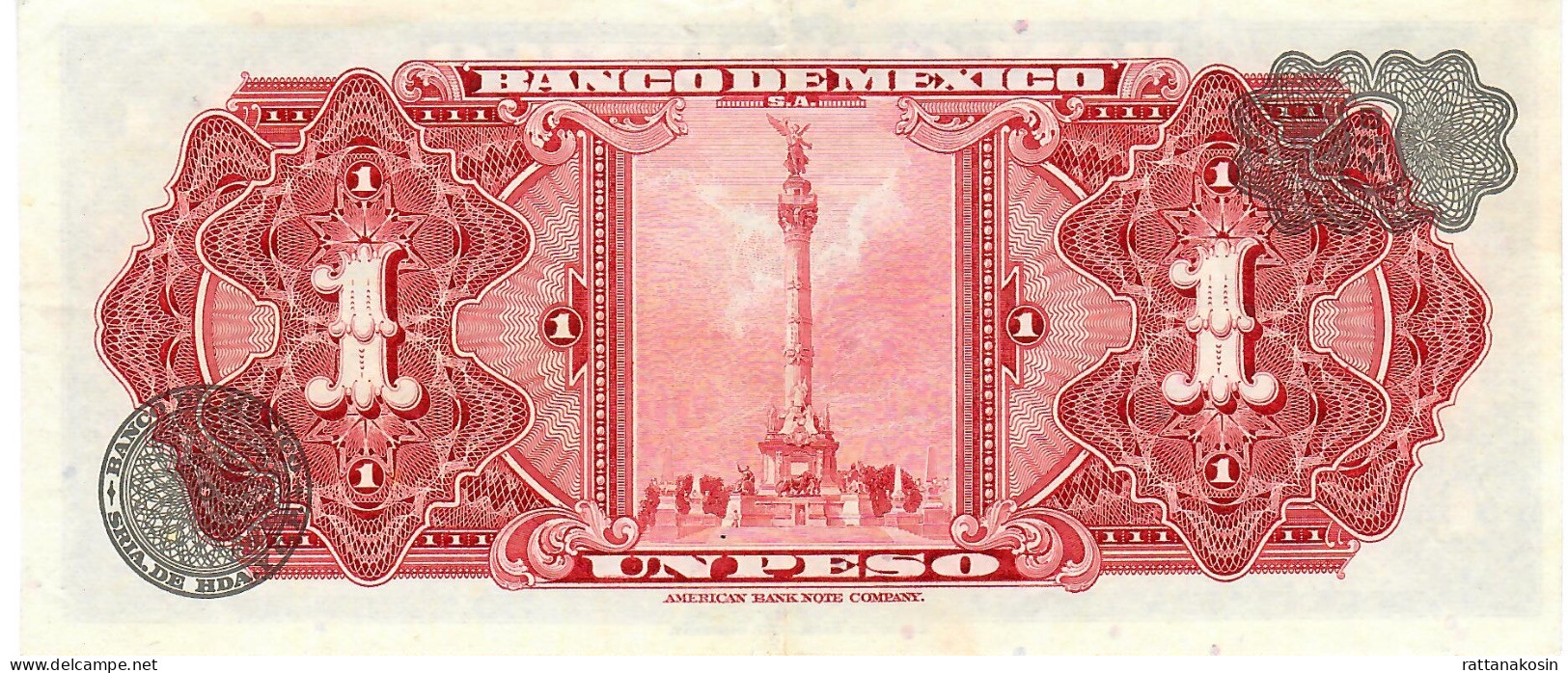 MEXICO P59l 1 PESO 22.7.1970  XF-AU - Mexiko