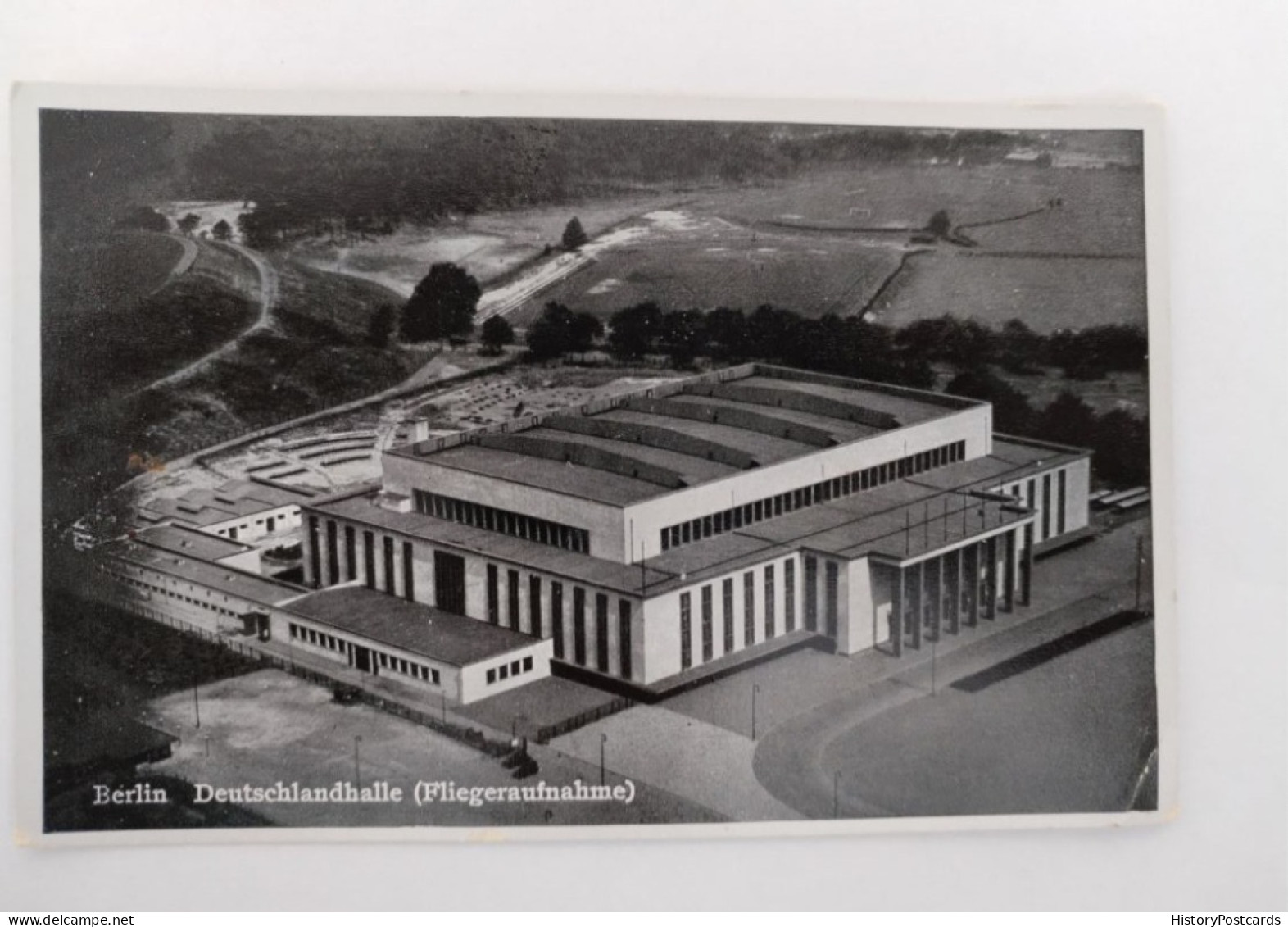 Berlin, Deutschlandhalle, Fliegeraufnahme, 1936 - Charlottenburg