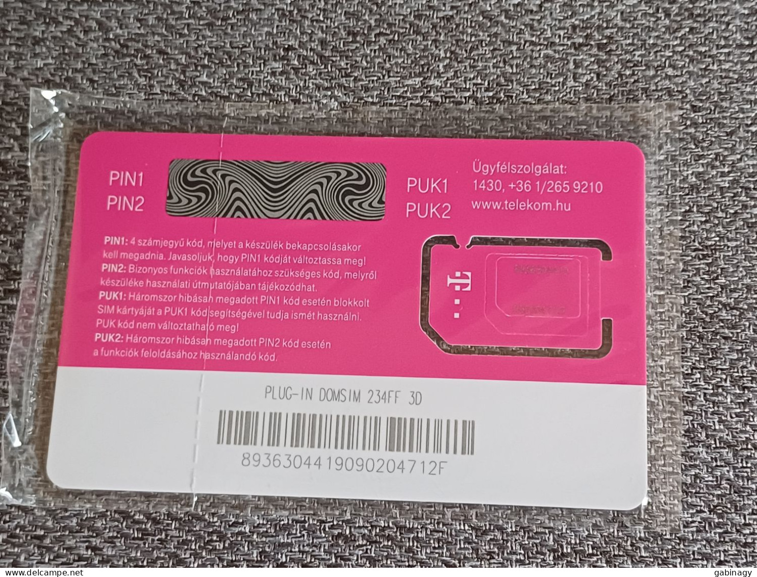 GSM - HUNGARY - T-MOBILE - PLUG-IN  - MINT IN BLISTER - Ungheria