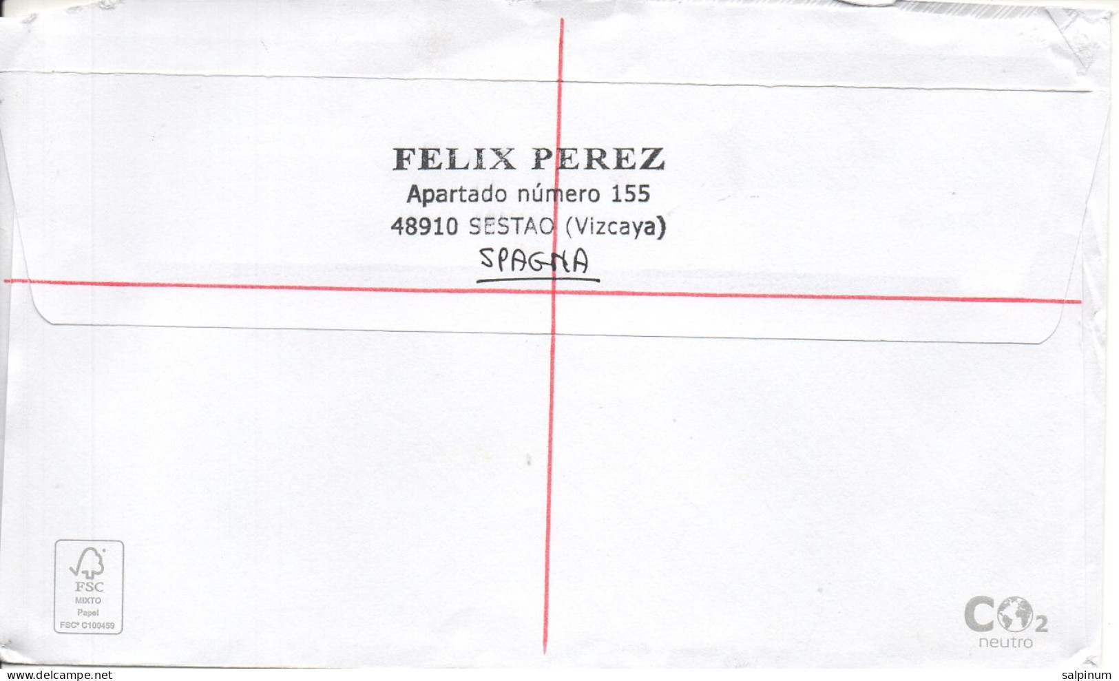 Philatelic Envelope With Stamps Sent From SPAIN To ITALY - Lettres & Documents