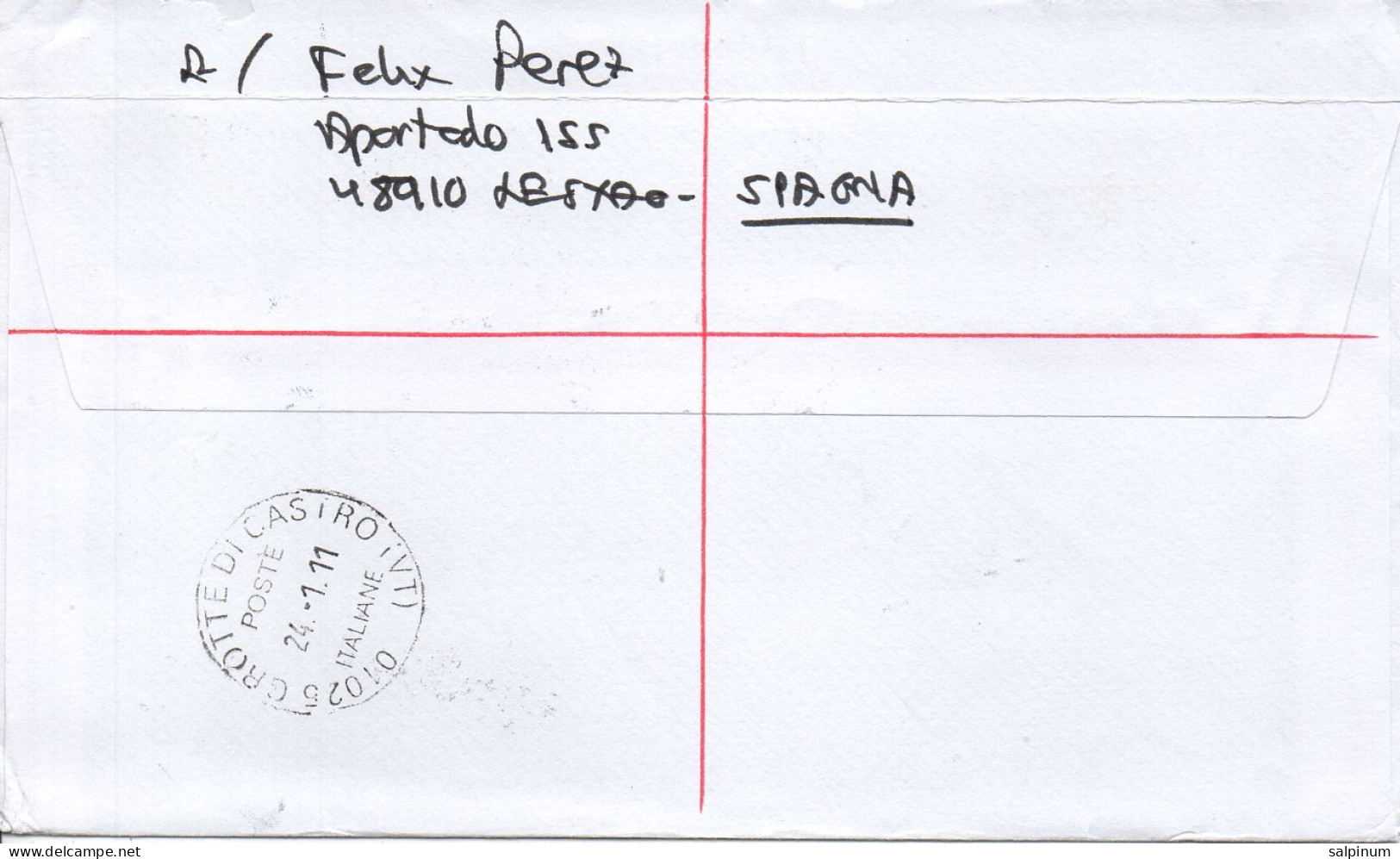Philatelic Envelope With Stamps Sent From SPAIN To ITALY - Storia Postale