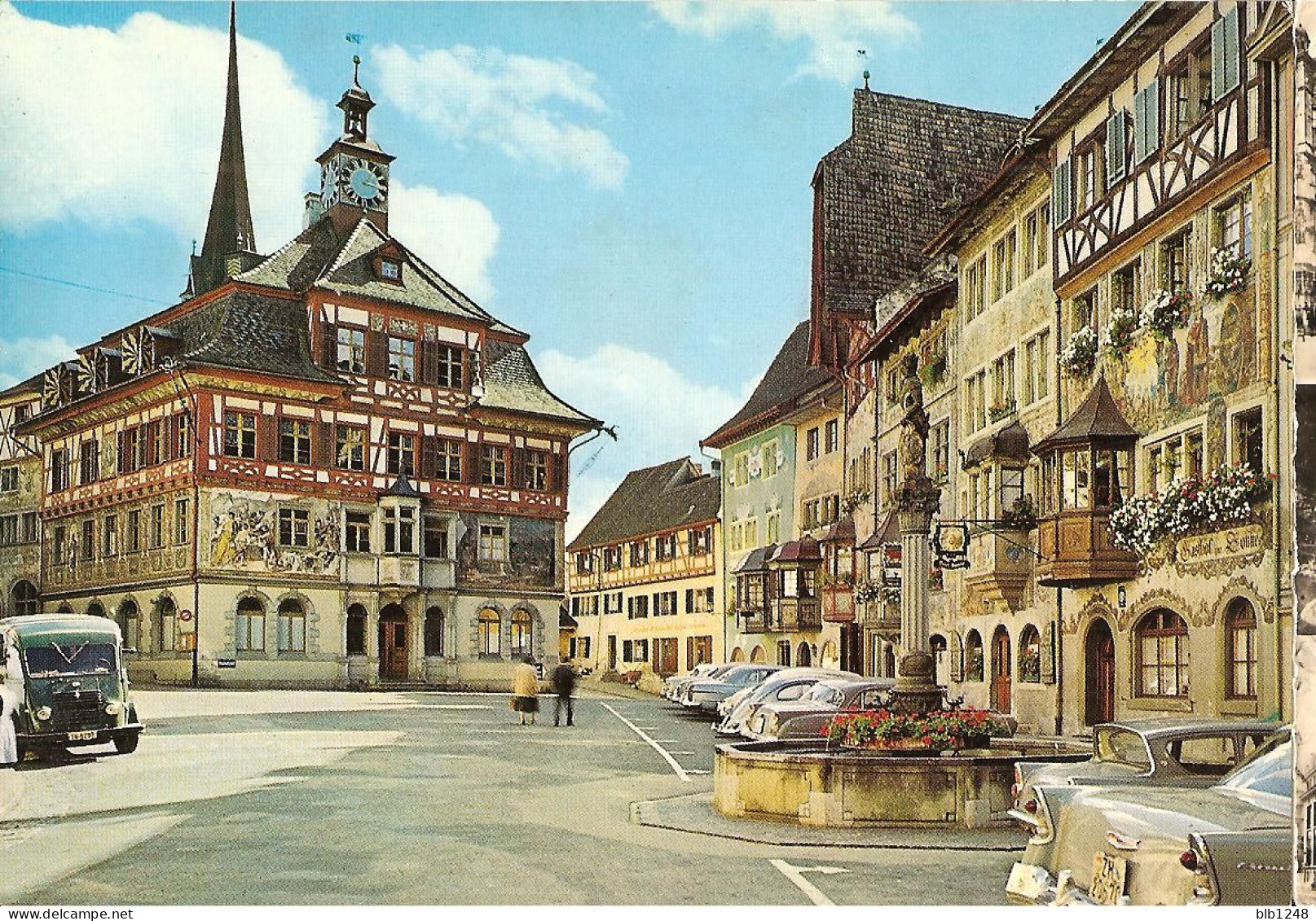 Suisse > CPM - Stein Am Rhein - Rathausplatz - Automobiles - Stein
