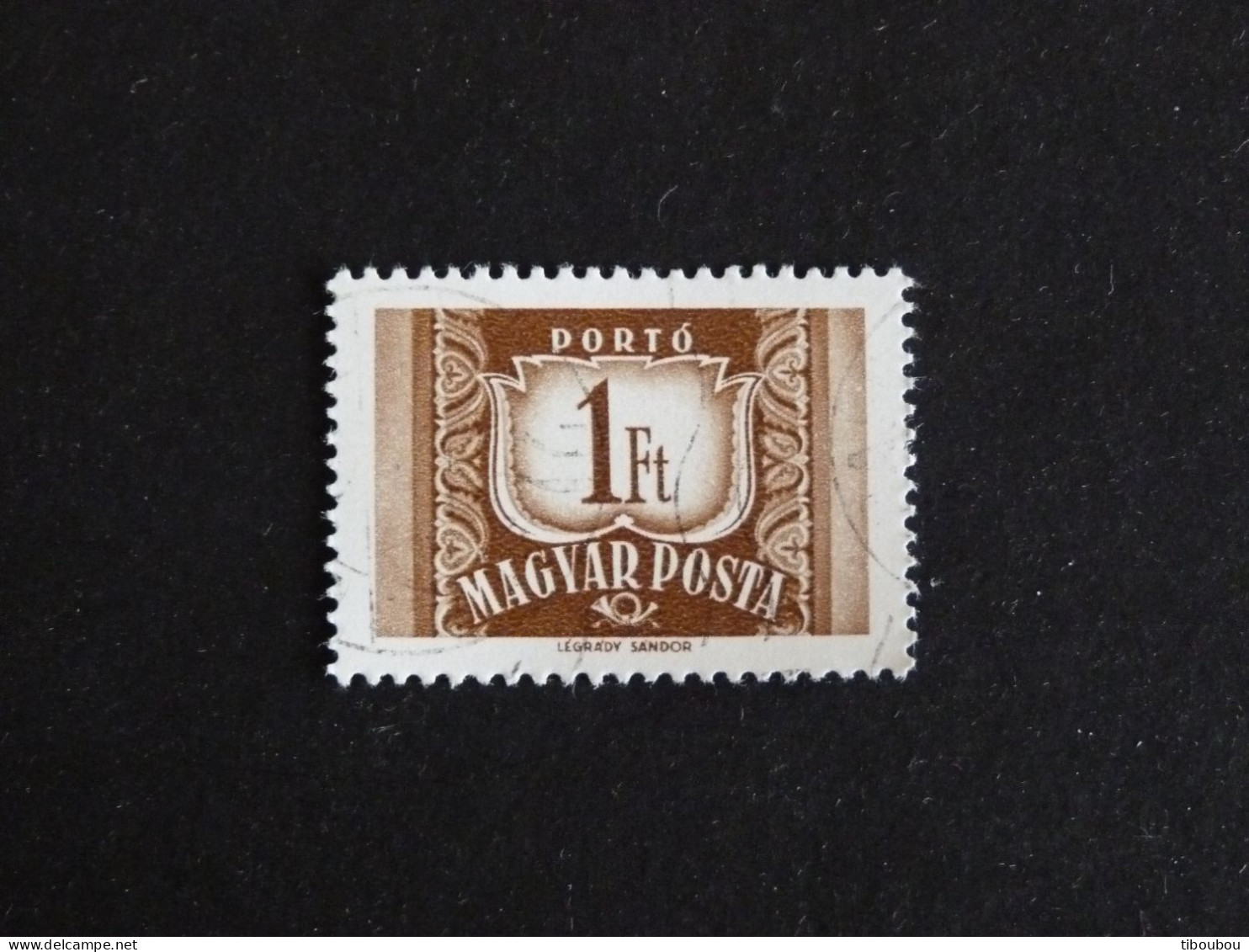 HONGRIE HUNGARY MAGYAR YT TAXE 231A OBLITERE - Portomarken
