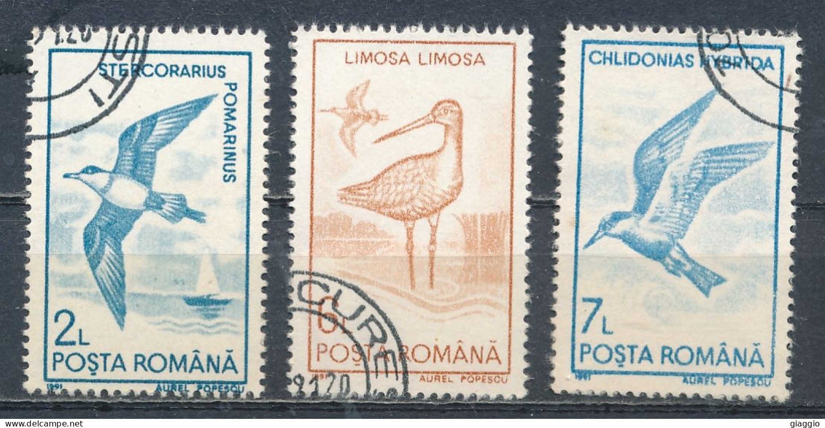 °°° ROMANIA - Y&T N° 3924/30 - 1990 °°° - Used Stamps