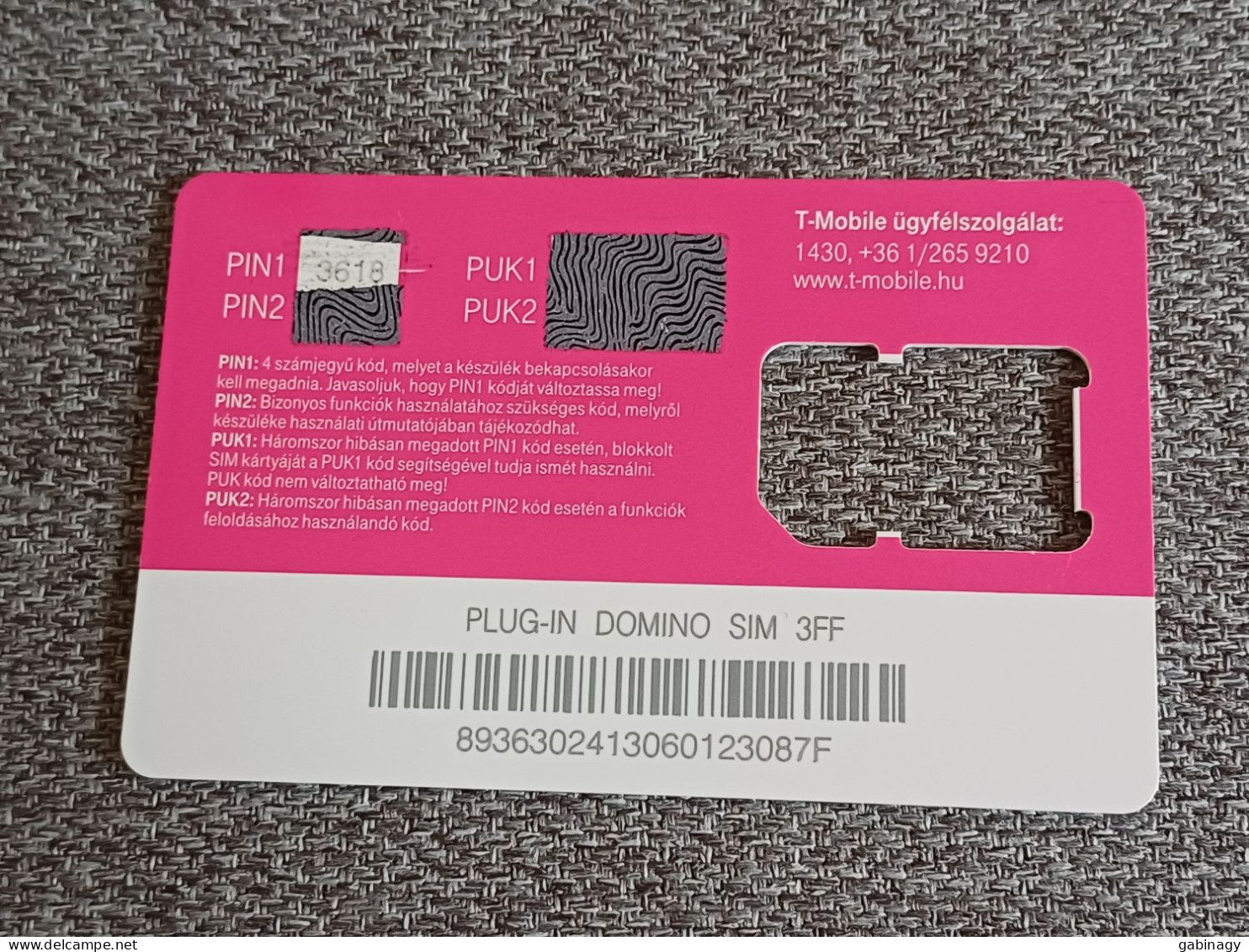 GSM - HUNGARY - T-MOBILE - PLUG-IN - WITHOUT SIM - Hongarije