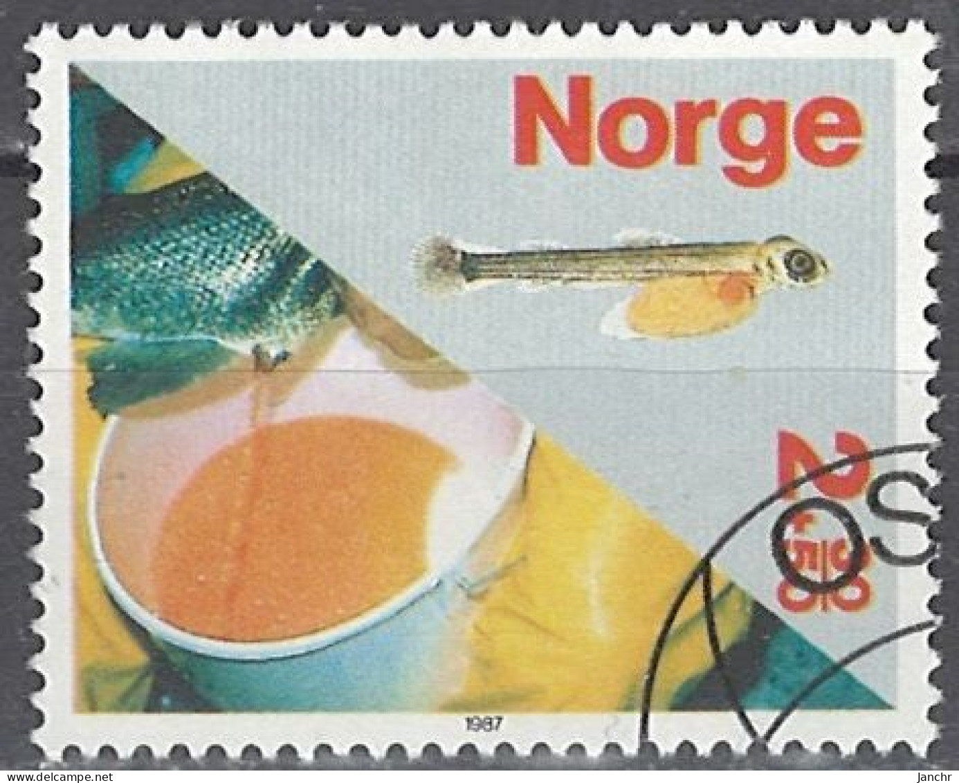 Norwegen Norway 1987. Mi.Nr. 975, Used O - Usados