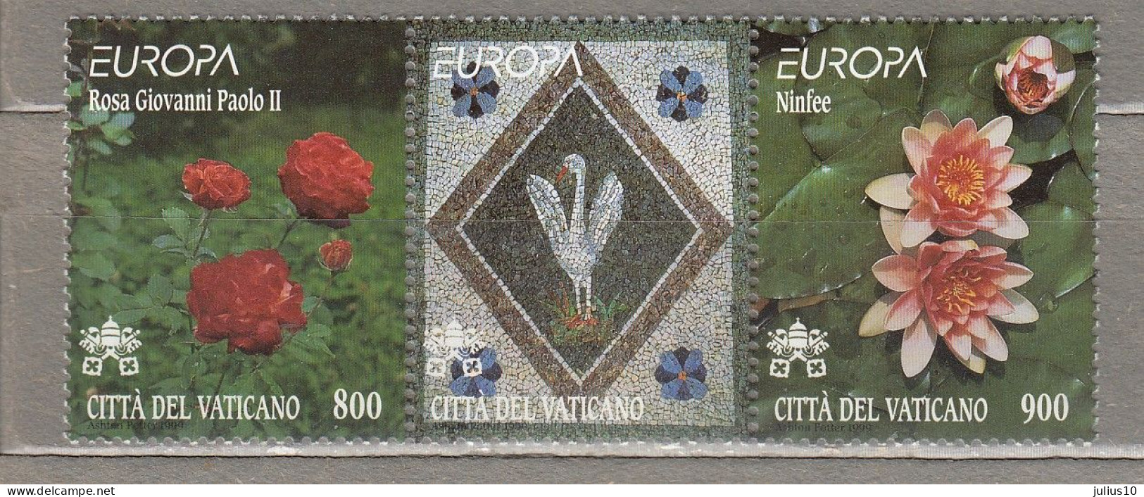 VATICAN 1999 Europa CEPT Flowers MNH(**) Mi 1277-1278  #22550 - 1999