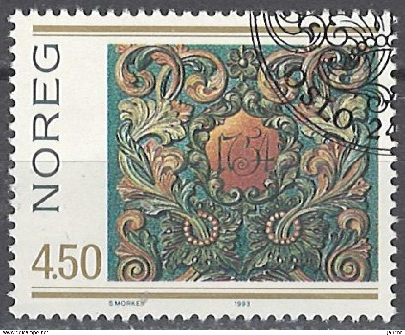 Norwegen Norway 1993. Mi.Nr. 1137, Used O - Usati
