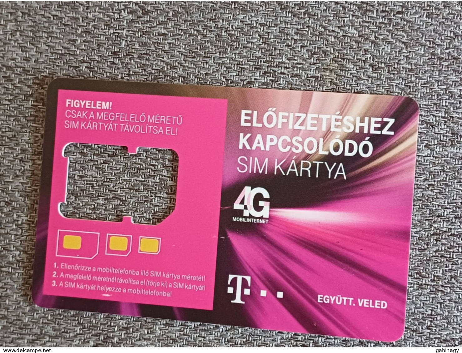GSM - HUNGARY - T-MOBILE - HLR 20 - WITHOUT SIM - Hungary