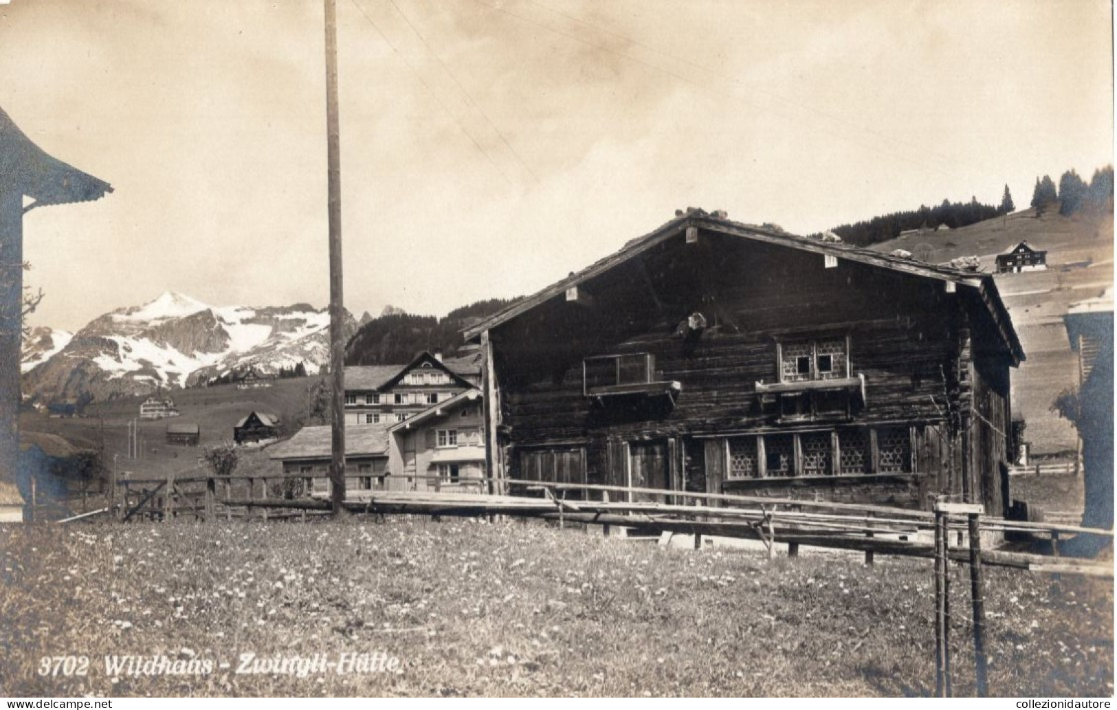 WILDHAUS - ZWINGLI-HÜTTE - CARTOLINA FP NON SPEDITA - Wildhaus-Alt Sankt Johann