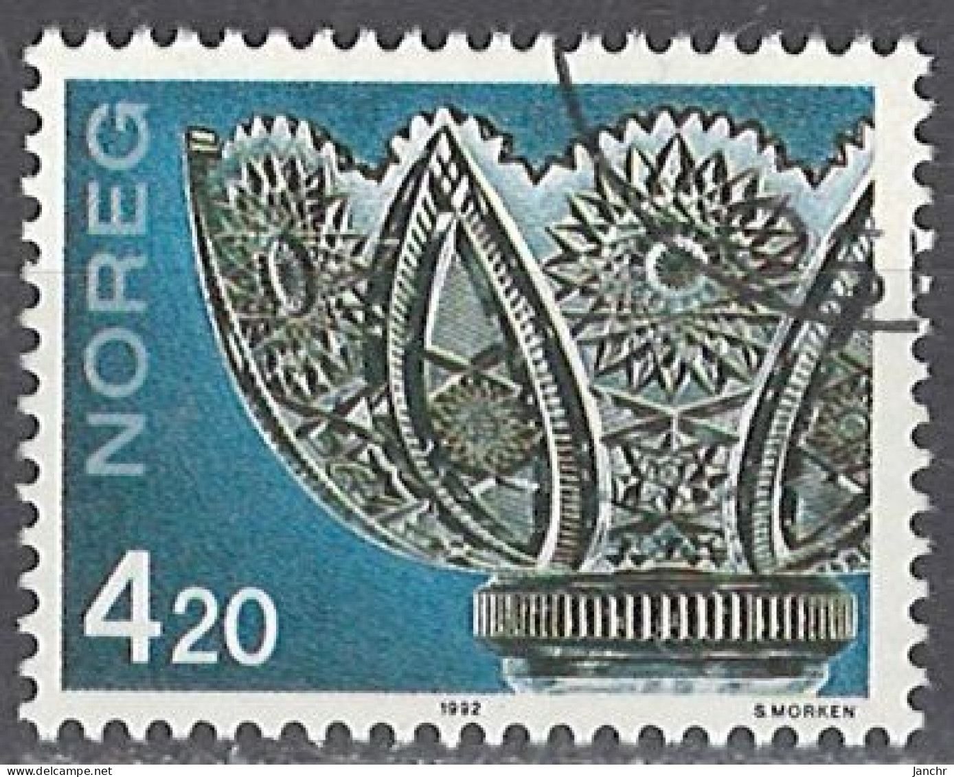 Norwegen Norway 1992. Mi.Nr. 1103, Used O - Gebraucht