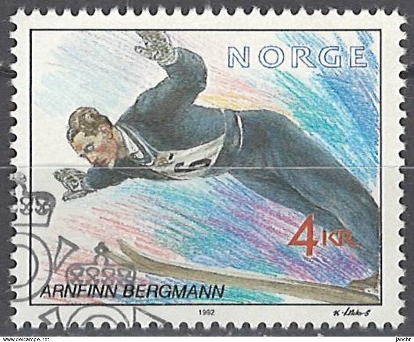 Norwegen Norway 1992. Mi.Nr. 1091, Used O - Gebruikt