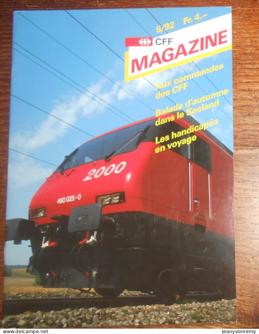 CFF Magazine. Mai 1992. - Trains